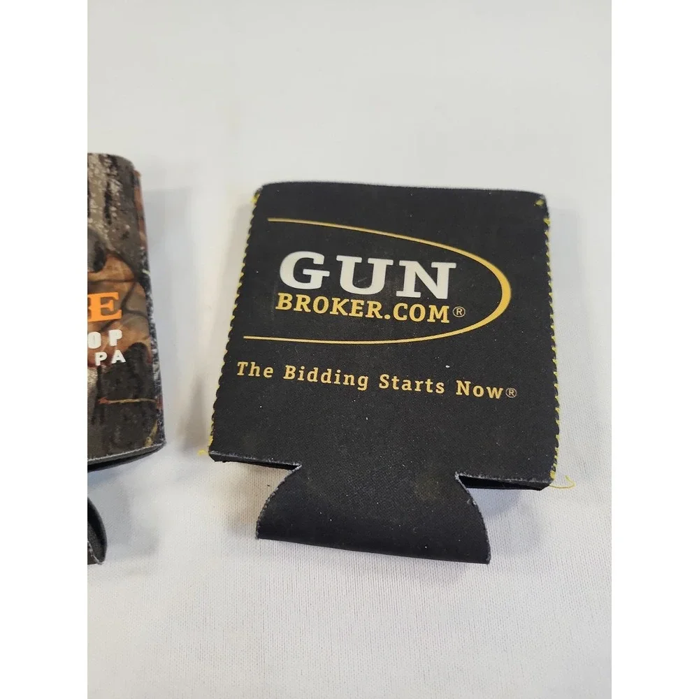 Lot Of Three Koozies Midway‎ USA Gun Broker Grice Gun Shop Camouflage